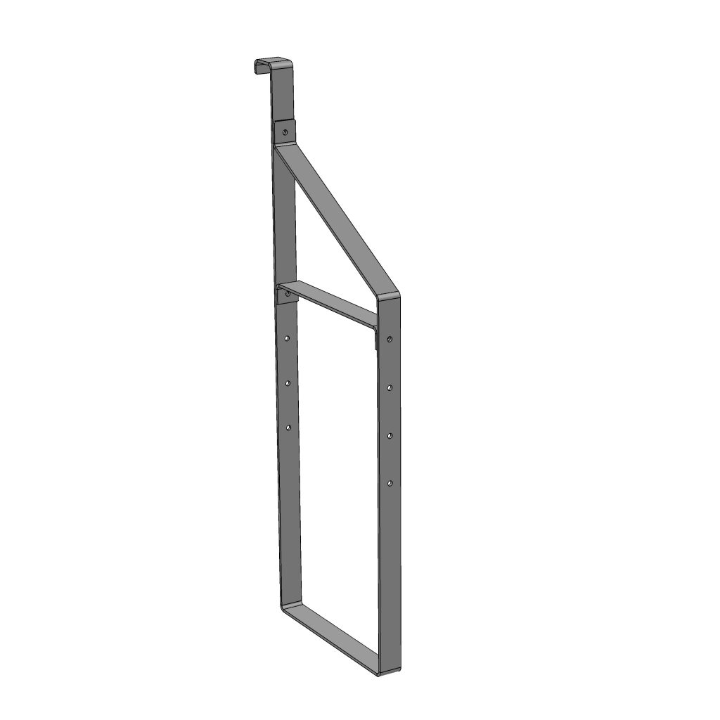 vertical wood shelf brackets shed